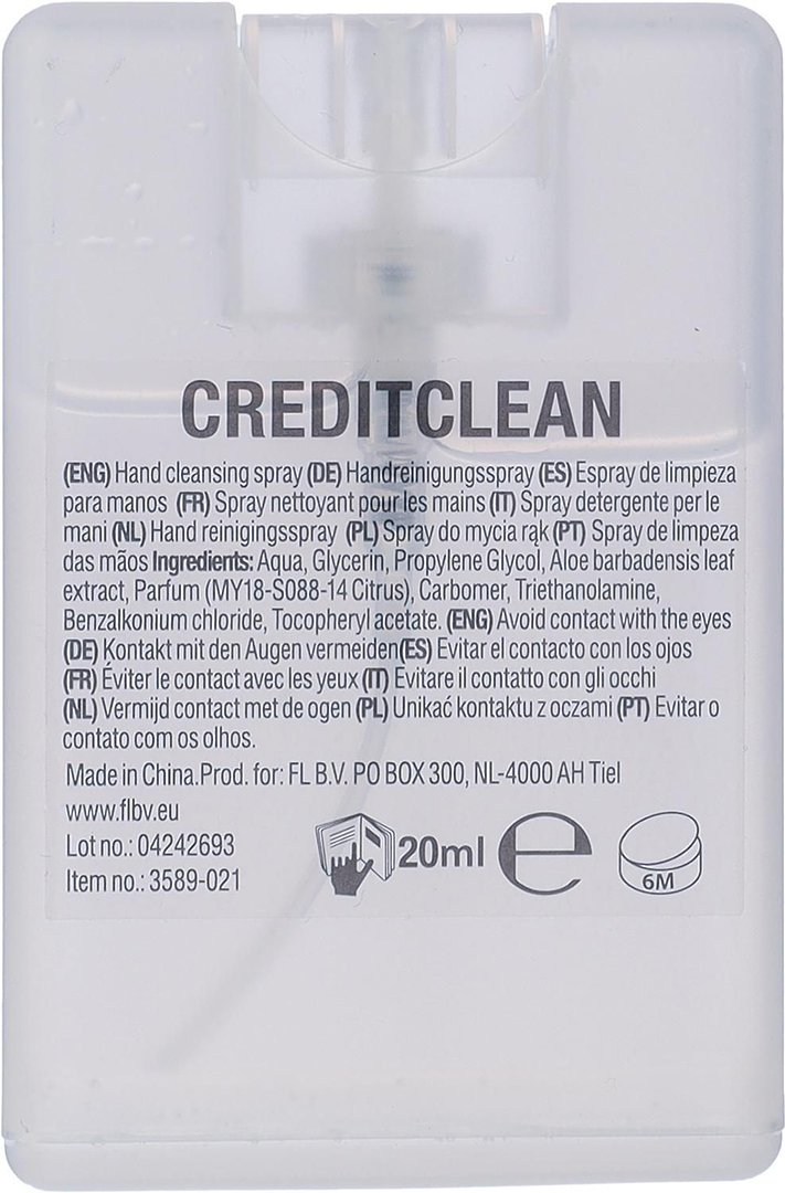 Handspray Creditclean Luriti | 20 ml | Ethanolfrei