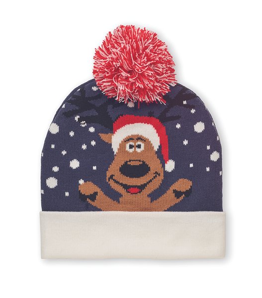 Weihnachtliche Strickmütze Tria