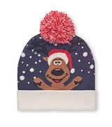 Weihnachtliche Strickmütze Tria