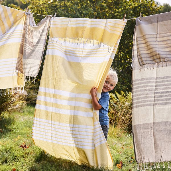 Ella Hamam-Handtuch Bio-Baumwolle 145x250cm Warelik