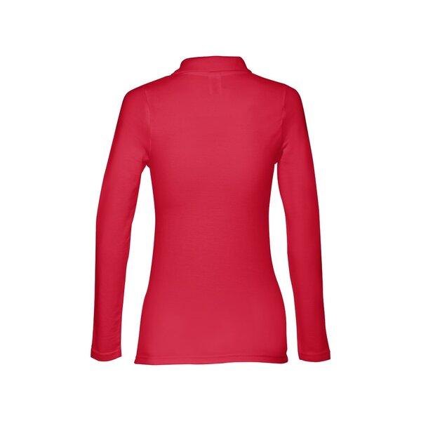 Damen Langarm-Poloshirt Minata