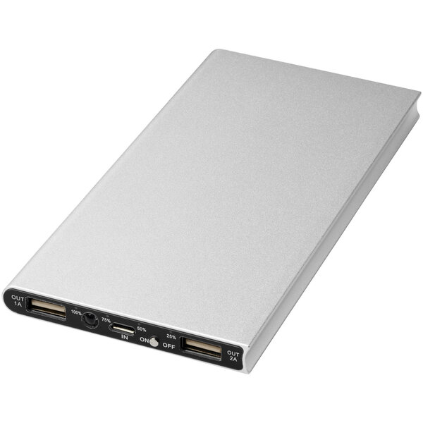 8000 mAh Aluminium-Powerbank - Renas