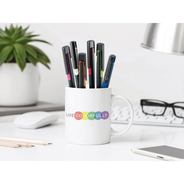 Kugelschreiber mit metallischer Oberfläche Ruer