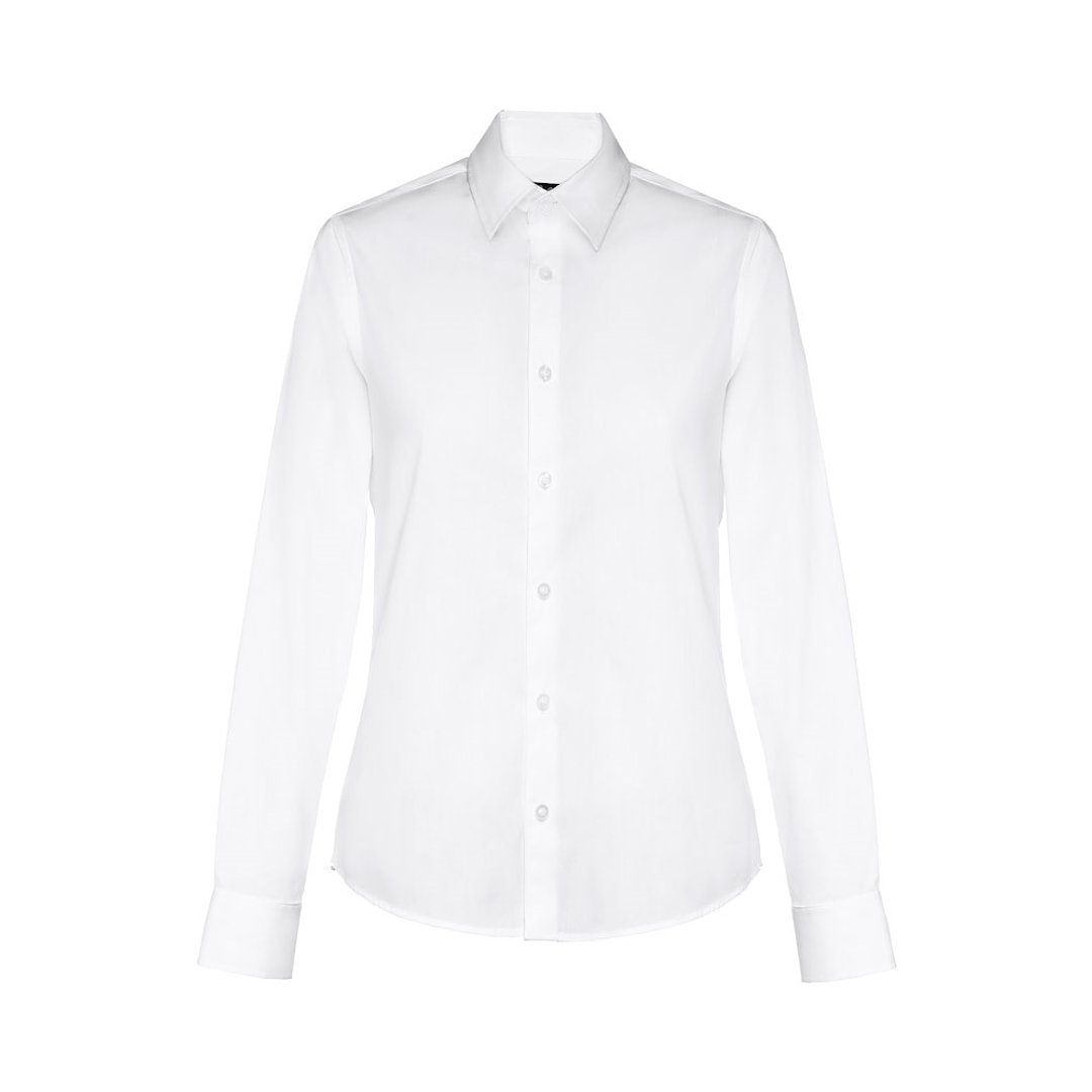 Damen Popelin Bluse Gristeile