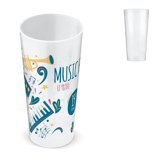 Eco-Becher Biomaterial 500ml Ramun