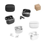 Kabellose Kopfhörer mit ANC und 7 Stunden Akkulaufzeit bei 100% rABS Benins