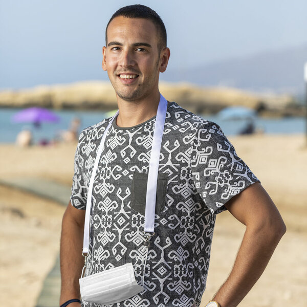 Halterung für Maske Schlüsselband Idrop