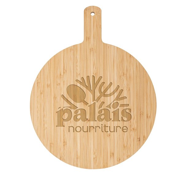Rundes Servierbrett aus Bambus Maraia