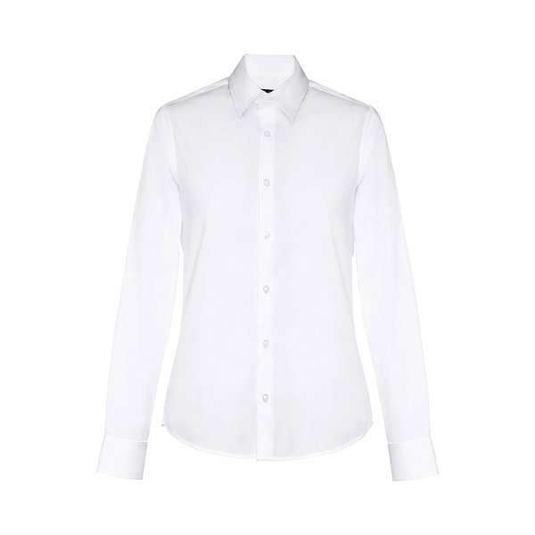 Damen Popelin Bluse Gristeile