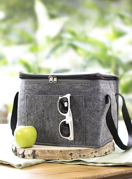 Kühltasche Rueld | Recycelter Filz | Aluminiumfolien-Innenfutter