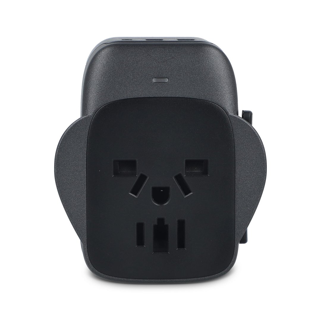 PowerPro Reiseadapter aus recyceltem Kunststoff Altina