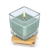 Chakra Kerze auf pflanzlicher Basis im Glasgefäß Utzi