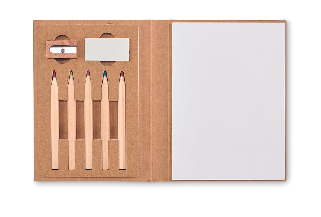 Malset mit 5 Buntstiften Bethori