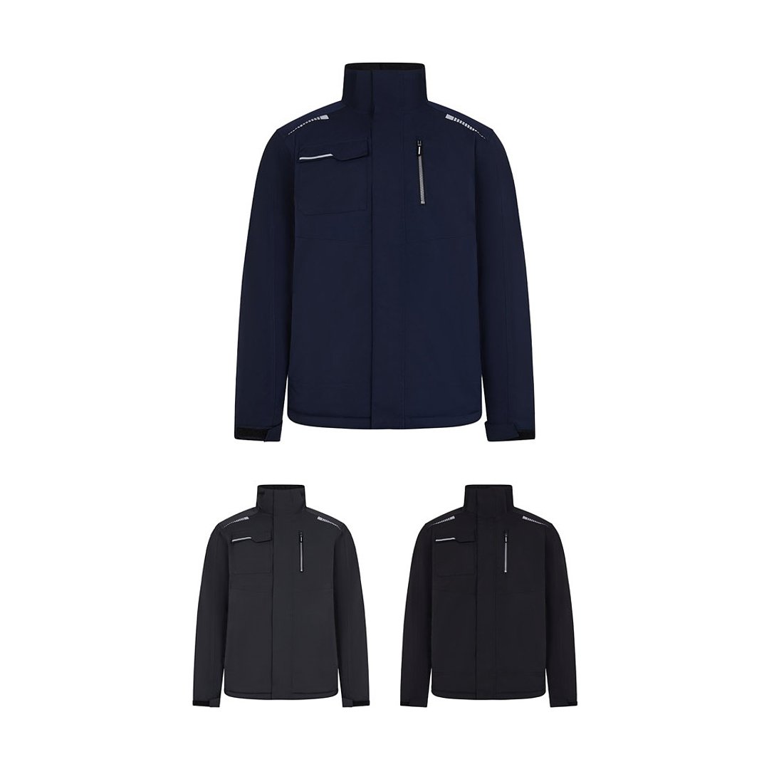 Gepolsterte Jacke (180 g/m²), aus recyceltem Polyester (50 %) und Polyester (50 %) Mirinep