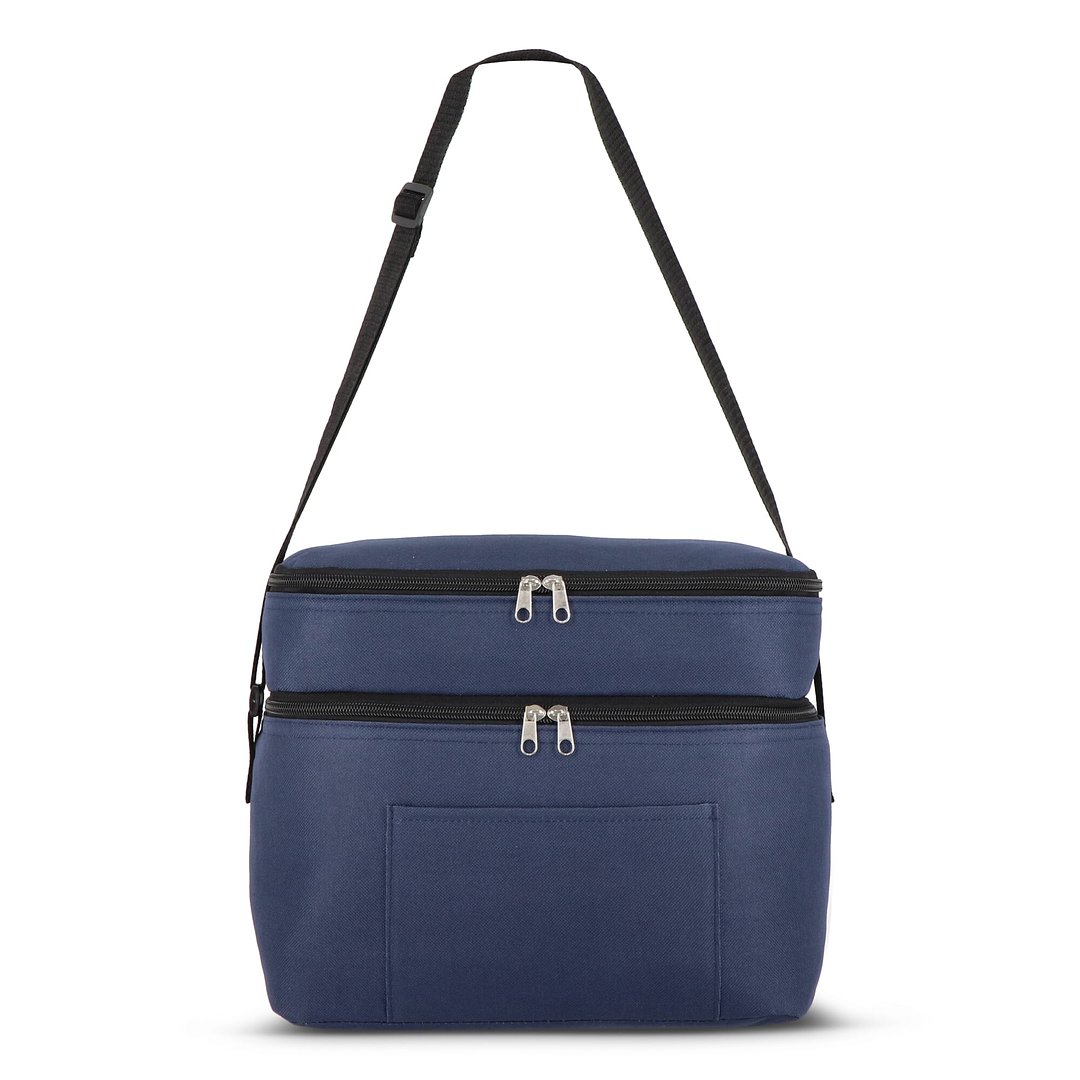 R-PET 600D Doppelfach-Kühltasche 30 x 20 x 25cm 12L Lursin