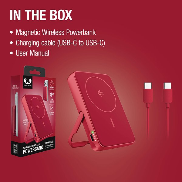 Kabellose Powerbank 10000 mAh kompatibel mit MagSafe Vinatin