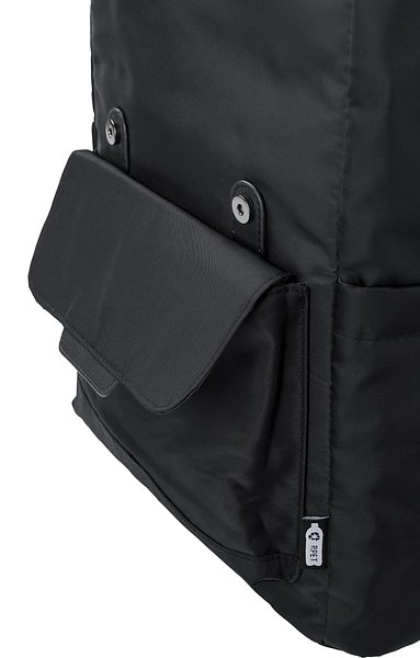 rPET (290T) Polyester Twill Rucksack mit Lasche Buorsch