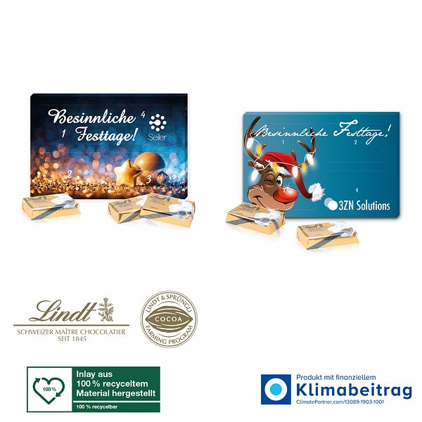 Super-Mini-Adventskalender Lindt „XXS“