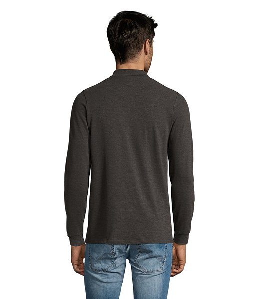 Männer Long-Sleeve Polo 180g Cilgian