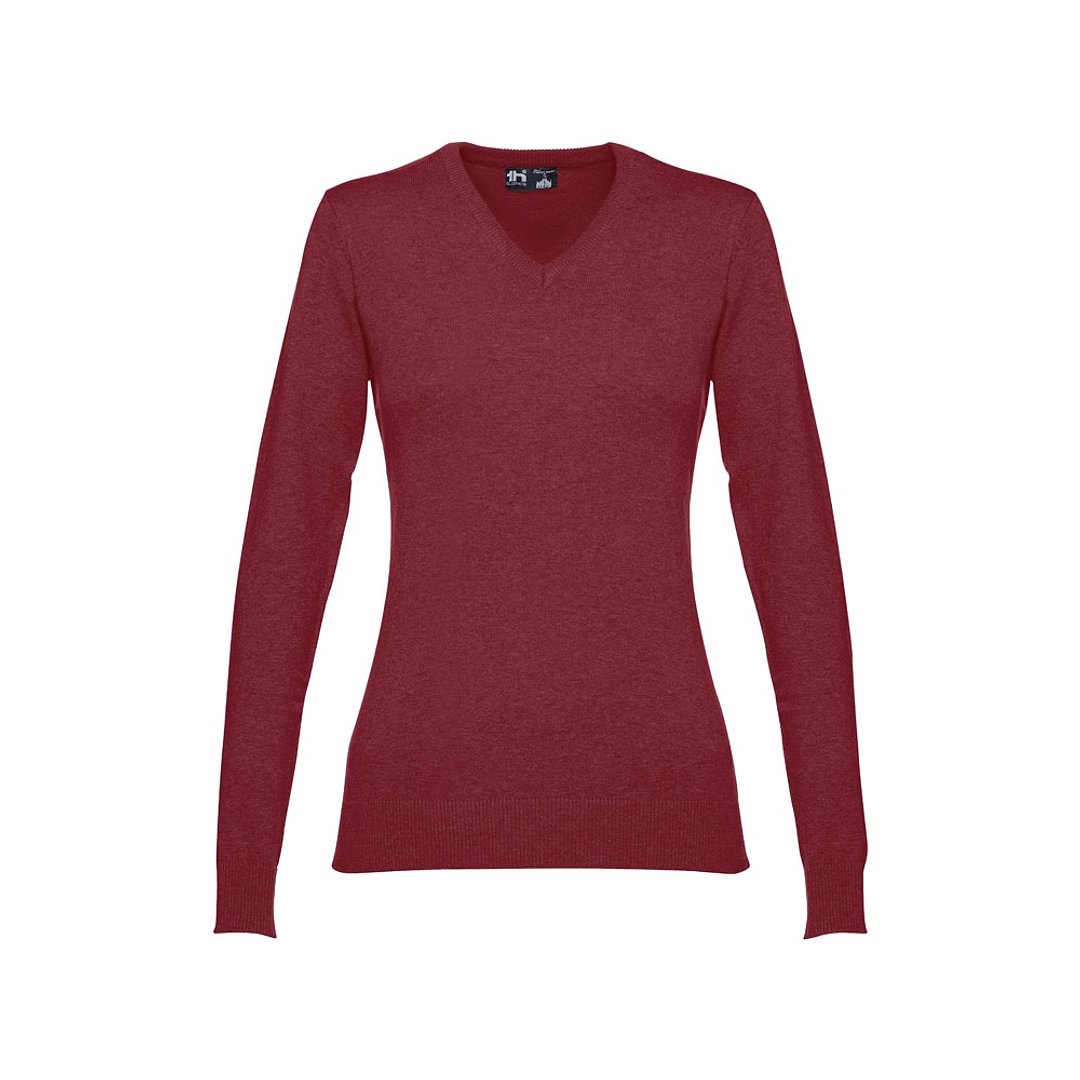Damen Pullover mit V-Ausschnitt Lurinelle