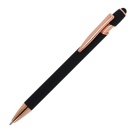 Kugelschreiber Paris Deluxe Metall gummiert Helieri