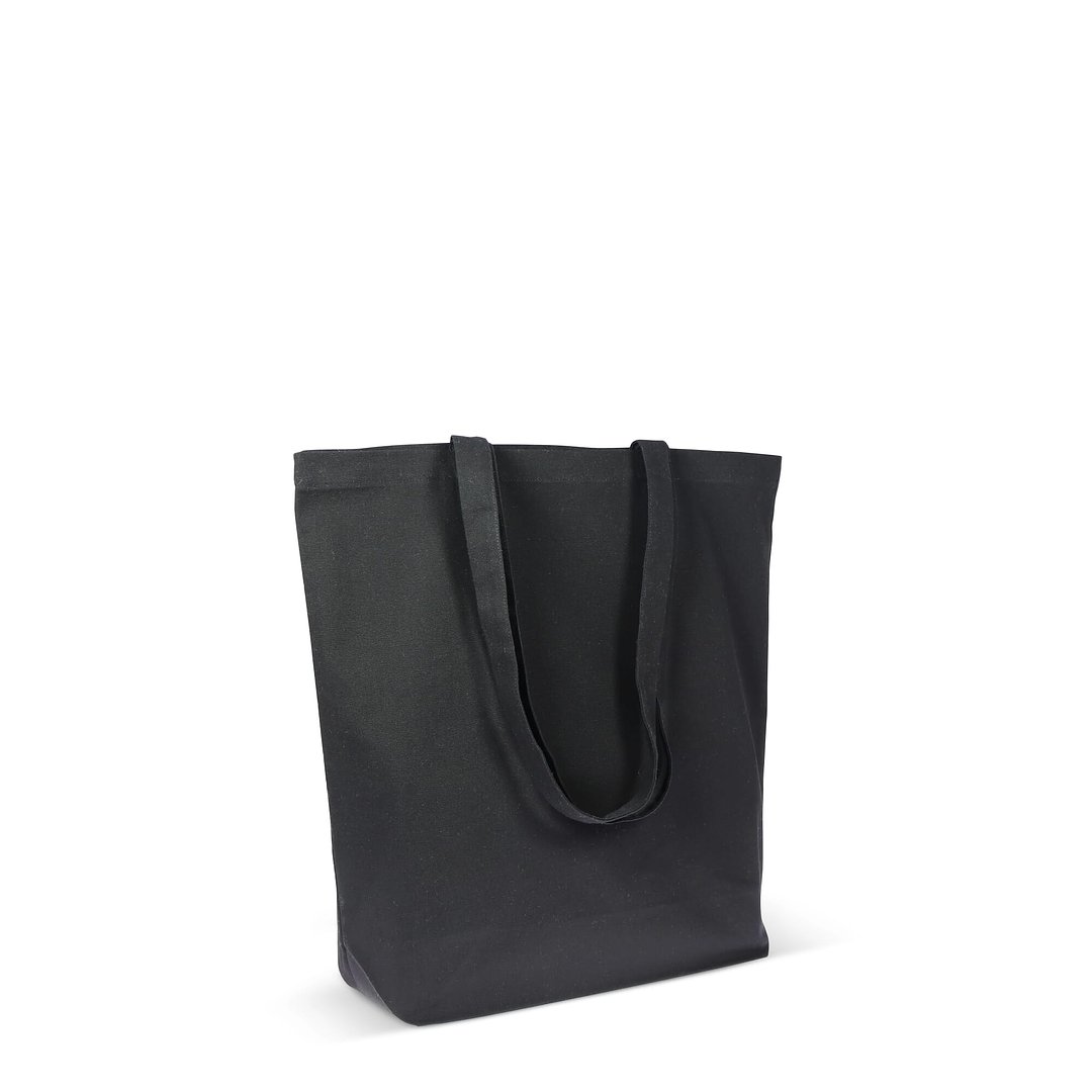 Einkaufstasche Bio-Baumwolle farbig lang 270g/m² 42x12x43 cm Marjaspat