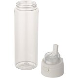 700 ml RCS Trinkflasche aus recyceltem Kunststoff mit Multifunktionsdeckel und Klappstrohhalm - Vreilga