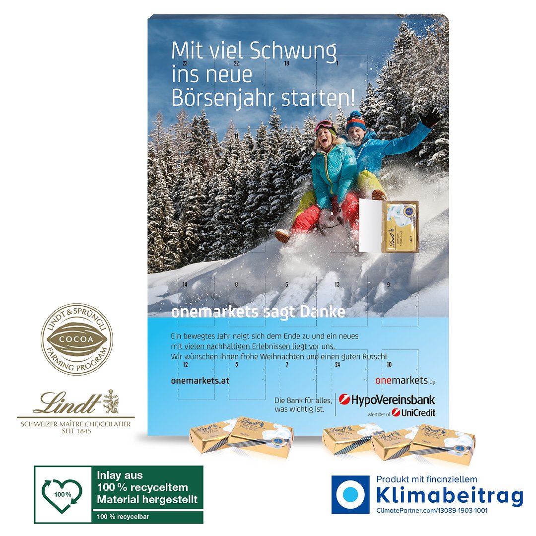 Wand-Adventskalender Lindt „Select Edition“