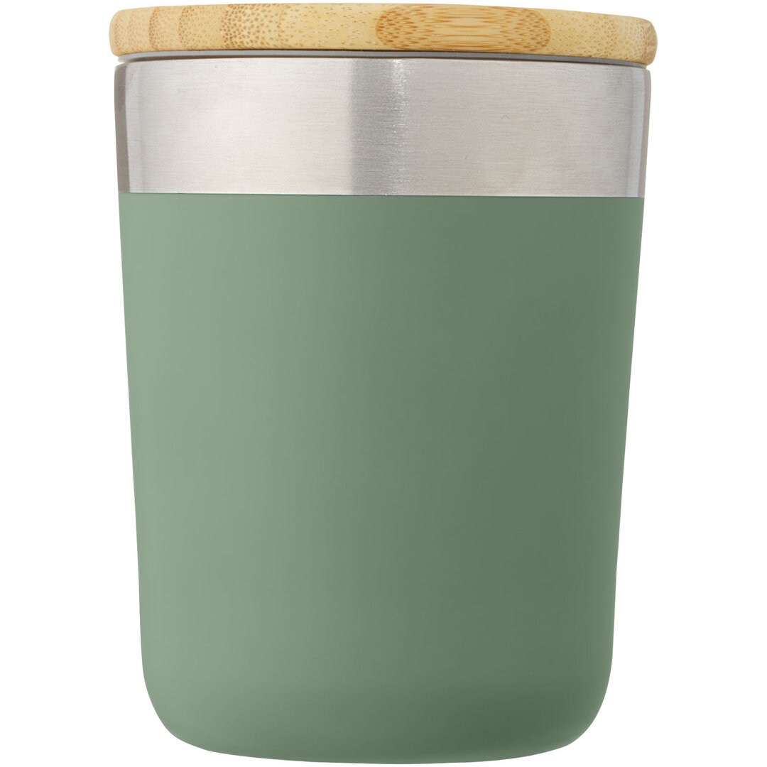 300 ml Kupfer-Vakuum Isolierbecher mit Bambusdeckel - Neli