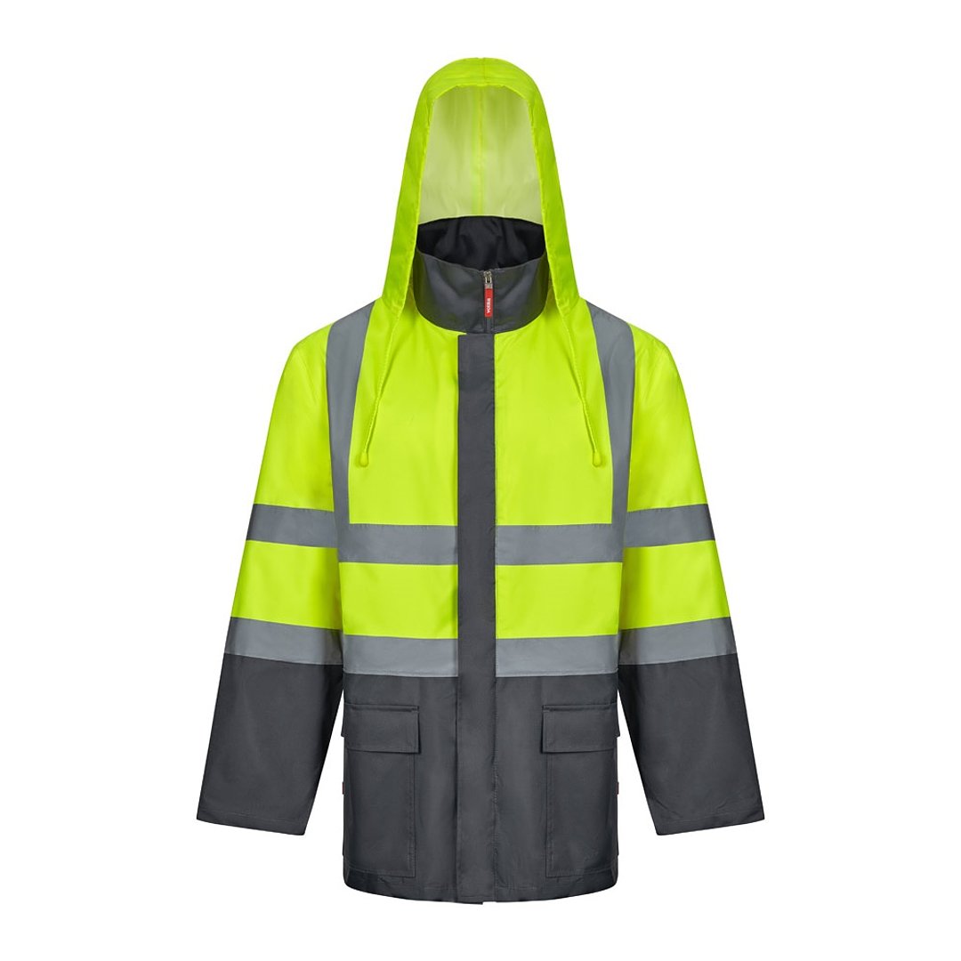 Zweifarbiger 4-in-1-Parka (180 g/m²), aus Polyester (100%) mit PU-Beschichtung Aitatri