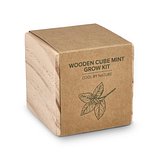 Holzpflanzgefäß-Set – Mint Giuandi