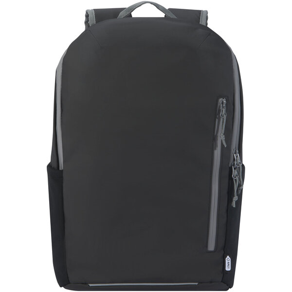 Wasserabweisender 15" Laptop-Rucksack aus GRS Recyclingmaterial 21 L - Maspel