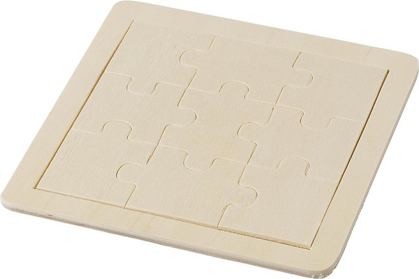 Neunteiliges Puzzle aus Holz Ingia