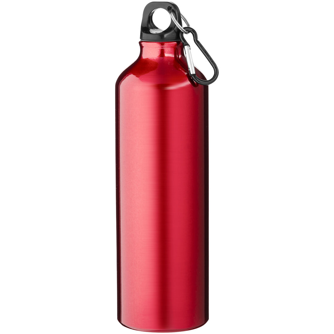 770 ml RCS-zertifizierte Trinkflasche aus recyceltem Aluminium mit Karabinerhaken - Wari