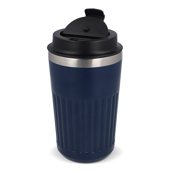 Recycelter Edelstahl-Thermobecher für Kaffee zum Mitnehmen, 400 ml Natianng