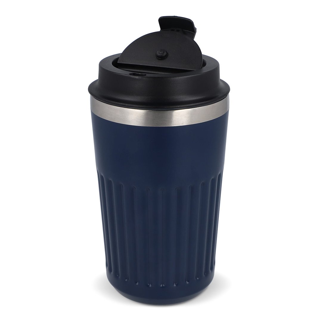 Recycelter Edelstahl-Thermobecher für Kaffee zum Mitnehmen, 400 ml Natianng