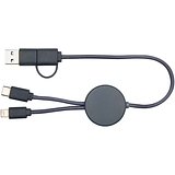 30 cm 5-in-1 Kabel aus recyceltem Kunststoff für Datenübertragung und 27W Schnellladung - Divik