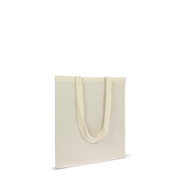 Einkaufstasche Bio-Naturbaumwolle lang 140g/m² 38x42 cm Lurinan