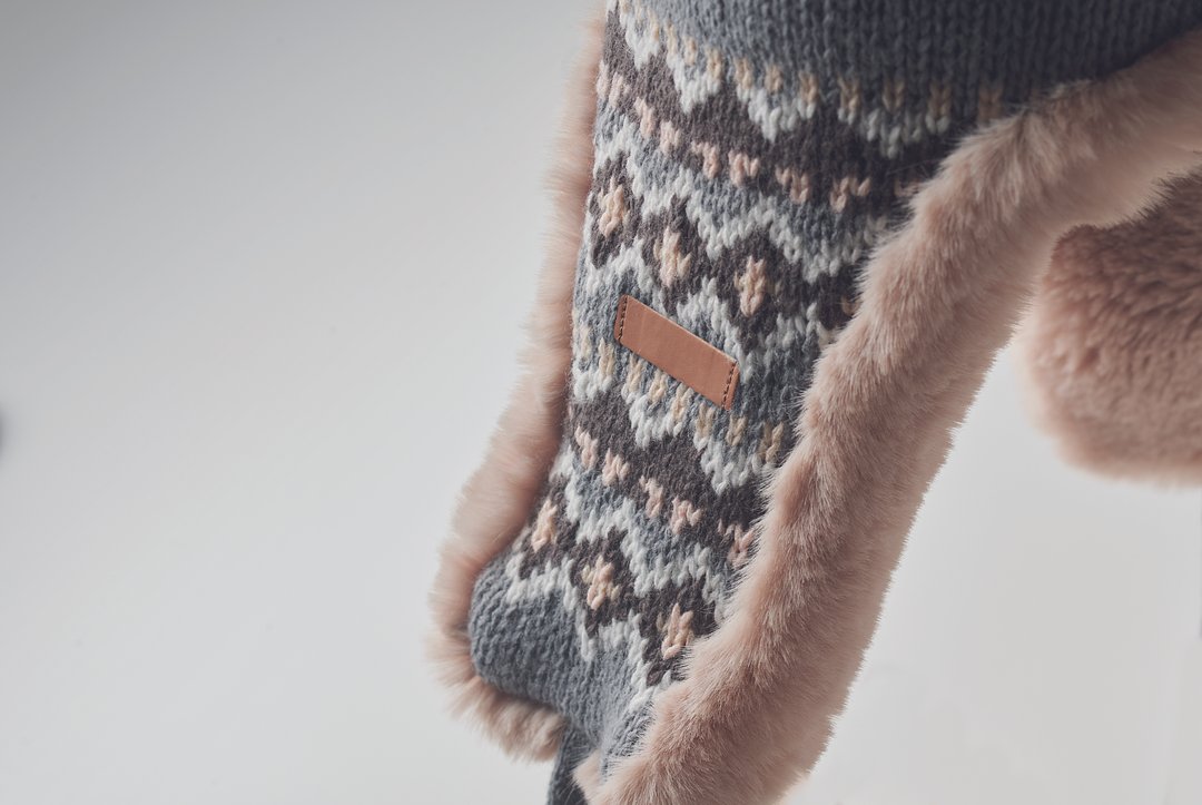 Gestrickte Ohrenmütze Buorlf