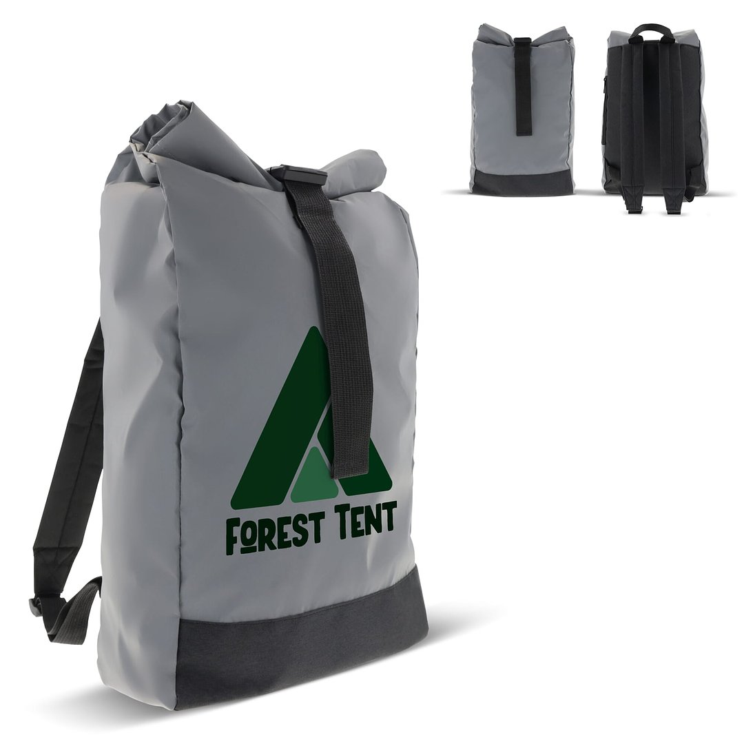 Reflektierender Rolltop-Rucksack 26x13x50cm Walurst