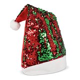 Zweifarbige Pailletten-Weihnachtsmütze Helvri