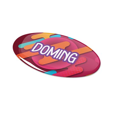 Doming Oval 60x35 mm Ylandi