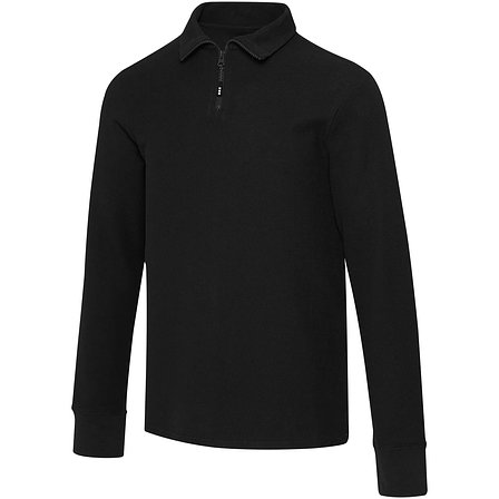 Langarm Poloshirt Unisex mit Reissverschluss - Urela
