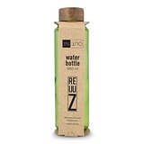 Recycelte Glaswasserflasche ReuuZ mit Holzverschluss 650 ml Frileel