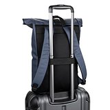 Roll-Top-Rucksack aus PU mit Laptopfach, 16“ Giamiriona