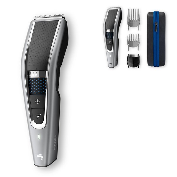 Philips Haarschneidemaschine mit waschbarem Kabel und Zubehör Luolfrg