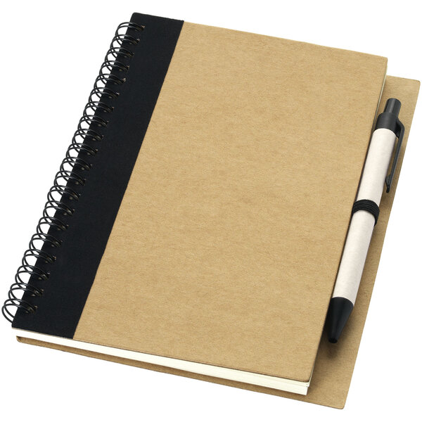 A6 Recycling Notizbuch mit Stift - Dinga