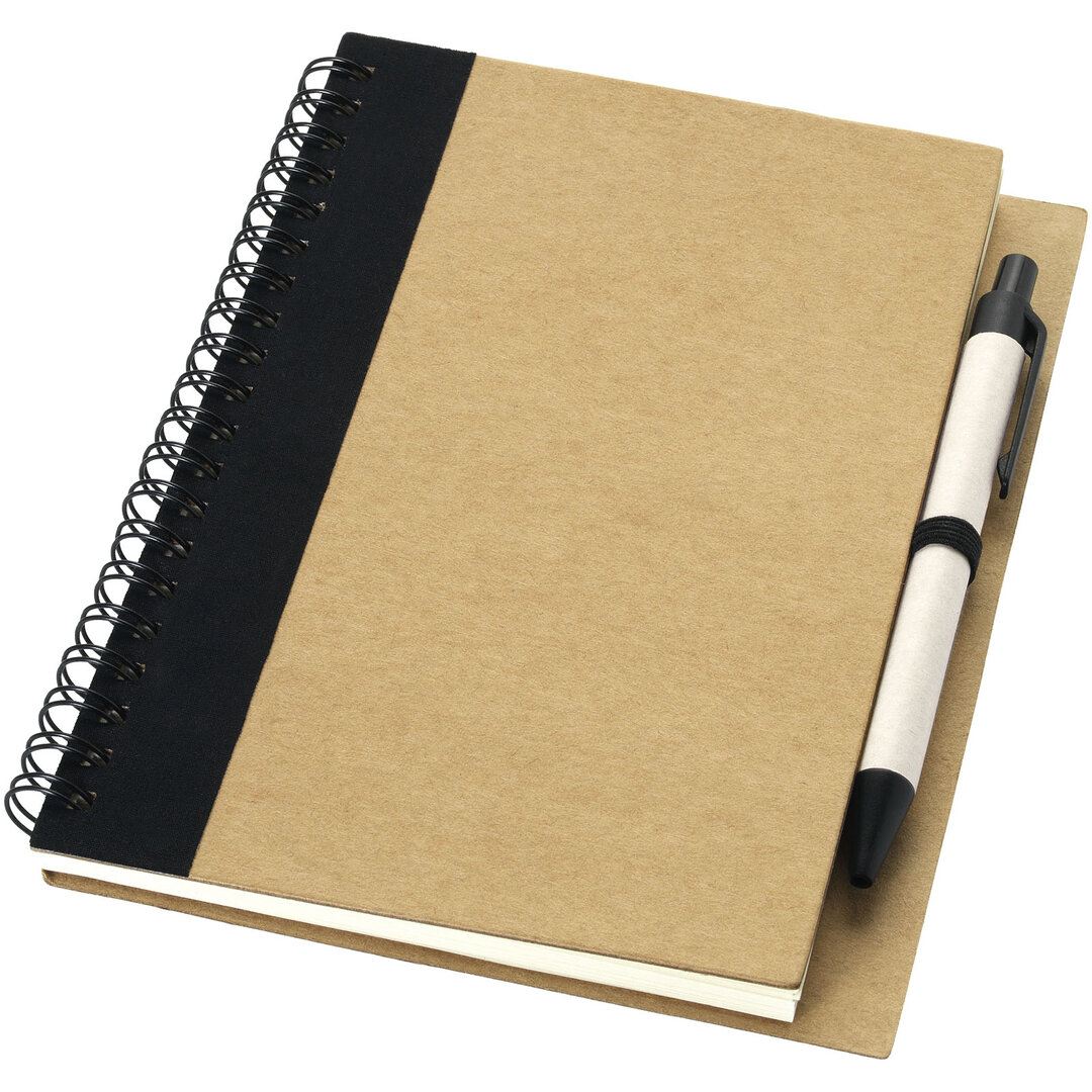 A6 Recycling Notizbuch mit Stift - Dinga