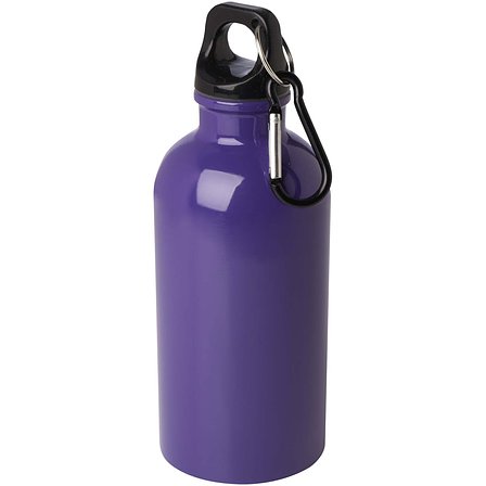 400 ml RCS-zertifizierte, einwandige Trinkflasche aus Edelstahl mit Karabinerhaken - Ongas