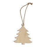 Baumförmiges Weihnachtsornament aus Holz Rener